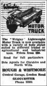 Wrigley Motor Truck 1949