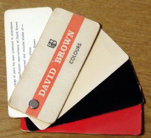 David Brown Colour Chart